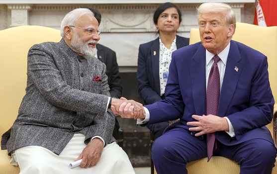 President Trumph Wished PM Modi