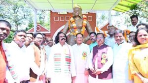 CM Sai paid tribute to Rani Durgavati